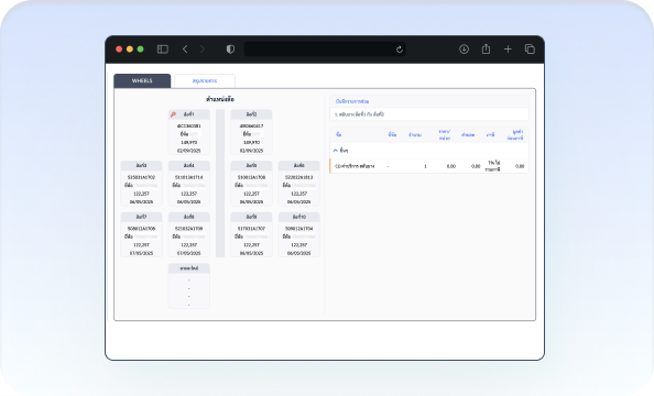 บริหารจัดการยางและยานพาหนะ